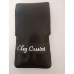 Vintage Oleg Cassini Men's Dark Brown Grooming Kit w/ Shoe Horn,Comb& Nail Accs